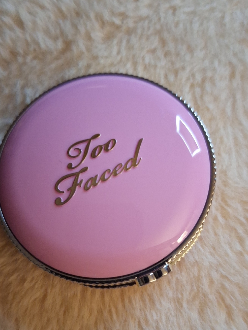 Too Faced Pink Compact Blush Case..no Box